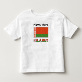 Wit-Russische vlag gepersonaliseerd Kinder Shirts