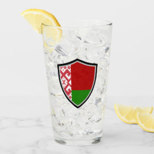 Wit-Russische vlag Glas