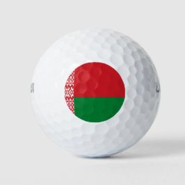 Wit-Russische vlag Golfballen