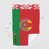 Wit-Russische vlag Golfhanddoek (Insitu)