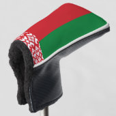 Wit-Russische vlag Golfheadcover (3/4 voorkant)