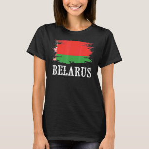 Wit-Russische vlag Ik hou van Wit-Rusland T-shirt