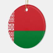 Wit-Russische vlag Keramisch Ornament (Links)