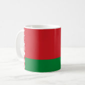 Wit-Russische vlag Koffiemok (Voorkant links)