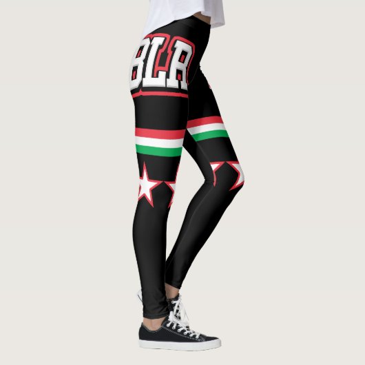 Wit-Russische vlag Leggings (Rechts)
