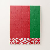 Wit-Russische vlag Legpuzzel (Verticaal)