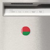 Wit-Russische vlag Magneet (Insitu (Vaatwasser))