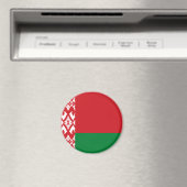 Wit-Russische vlag Magneet (Insitu (Vaatwasser))