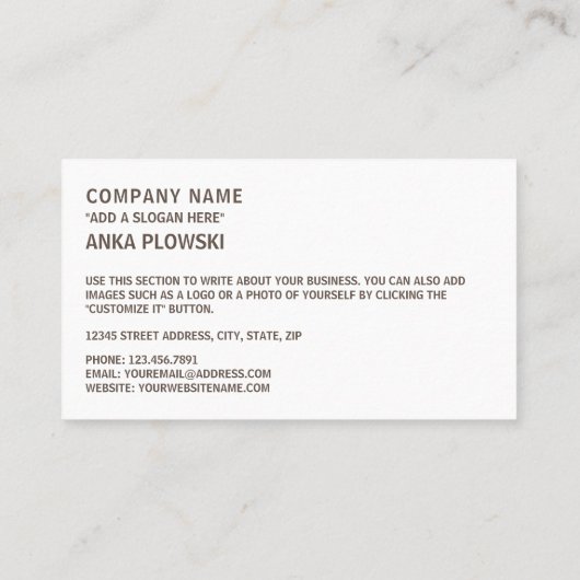 Wit-Russische Vlag & Nationaal embleem, Vlag van W Visitekaartje (Achterkant)