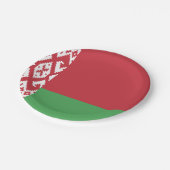 Wit-Russische vlag Papieren Bordje (Gekanteld)