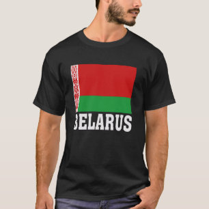 Wit-Russische Vlag Patriottisch Nationale Roots So T-shirt