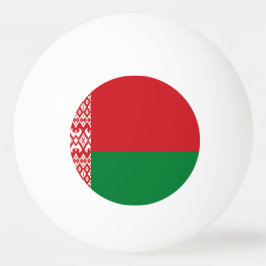 Wit-Russische vlag Pingpongbal