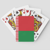 Wit-Russische vlag Pokerkaarten (Achterkant)
