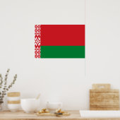 Wit-Russische vlag Poster (Keuken)