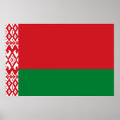 Wit-Russische vlag Poster (Voorkant)