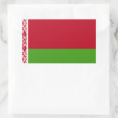 Wit-Russische vlag Rechthoekige Sticker (Tas)