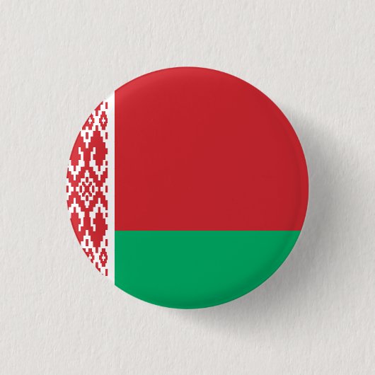 Wit-Russische vlag Ronde Button 3,2 Cm (Voorkant)