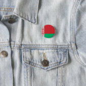 Wit-Russische vlag Ronde Button 3,2 Cm (In situ)