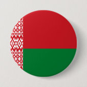 Wit-Russische vlag Ronde Button 7,6 Cm (Voorkant)