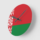 Wit-Russische vlag Ronde Klok (Hoek)