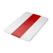 Wit-Russische vlag (rood en wit) Badmat (Gekanteld)
