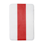 Wit-Russische vlag (rood en wit) Badmat (Voorkant Verticaal)