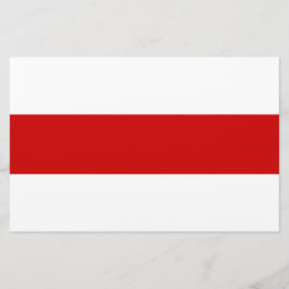 Wit-Russische vlag (rood en wit) Briefpapier