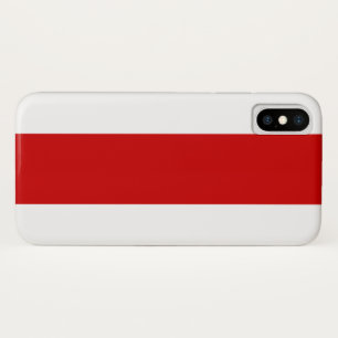 Wit-Russische vlag (rood en wit) Case-Mate iPhone Case