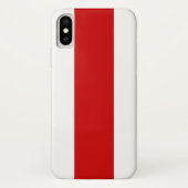 Wit-Russische vlag (rood en wit) Case-Mate iPhone Case (Achterkant)