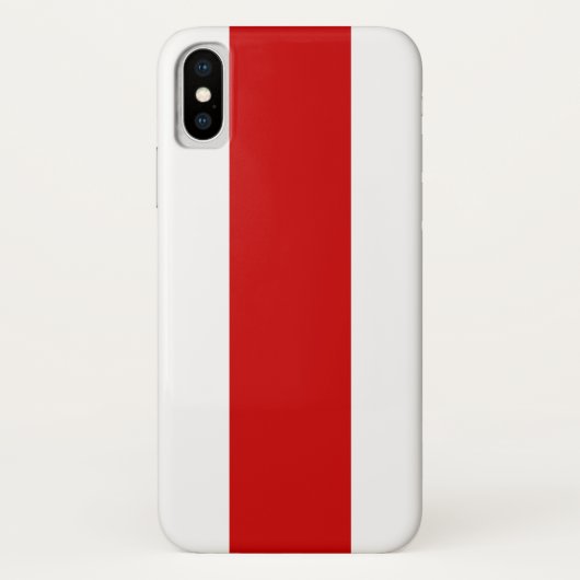 Wit-Russische vlag (rood en wit) Case-Mate iPhone Case (Achterkant)