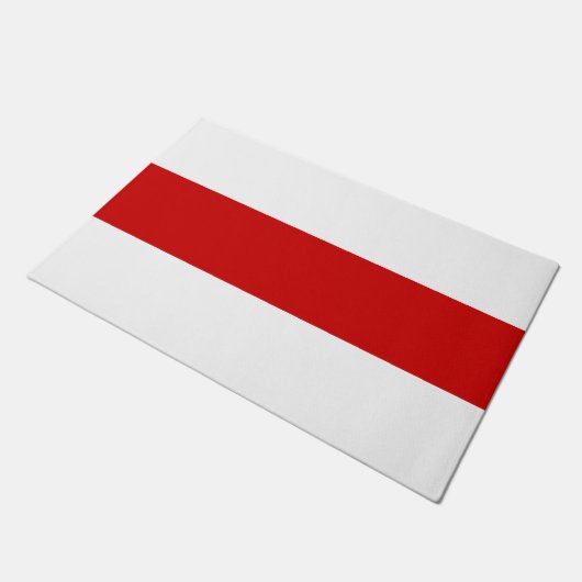 Wit-Russische vlag (rood en wit) Deurmat (Schuin)
