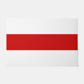 Wit-Russische vlag (rood en wit) Deurmat (Voorkant)
