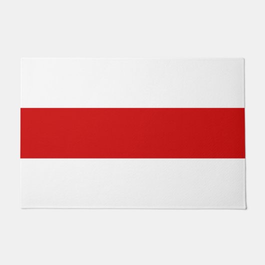Wit-Russische vlag (rood en wit) Deurmat (Voorkant)