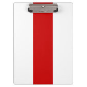 Wit-Russische vlag (rood en wit) Klembord (Voorkant)