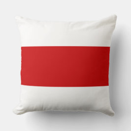 Wit-Russische vlag (rood en wit) Kussen