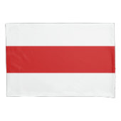 Wit-Russische vlag (rood en wit) Kussensloop (Voorkant)