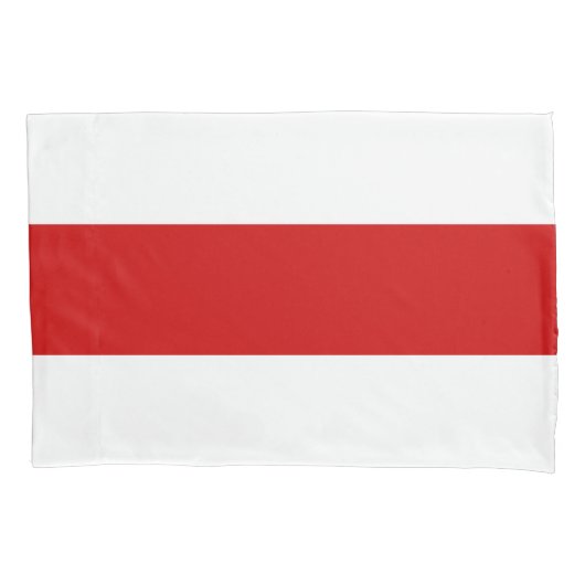 Wit-Russische vlag (rood en wit) Kussensloop (Voorkant)