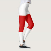 Wit-Russische vlag (rood en wit) Leggings (Rechts)