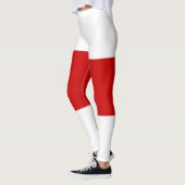 Wit-Russische vlag (rood en wit) Leggings (Links)