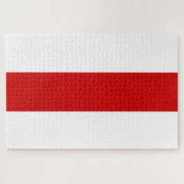 Wit-Russische vlag (rood en wit) Legpuzzel