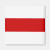 Wit-Russische vlag (rood en wit) Magneet (Voorkant)