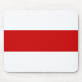 Wit-Russische vlag (rood en wit) Muismat (Voorkant)