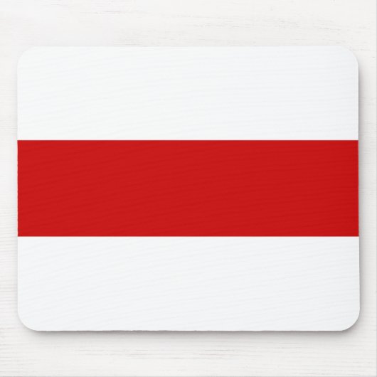 Wit-Russische vlag (rood en wit) Muismat (Voorkant)