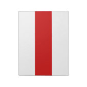 Wit-Russische vlag (rood en wit) Notitieblok (Linkerzijde)