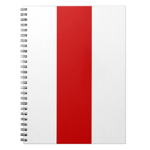 Wit-Russische vlag (rood en wit) Notitieboek