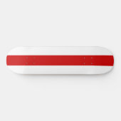 Wit-Russische vlag (rood en wit) Persoonlijk Skateboard (Horizontaal)