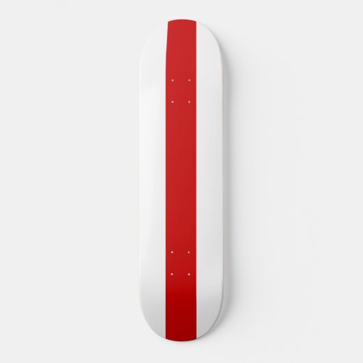 Wit-Russische vlag (rood en wit) Persoonlijk Skateboard (Voorkant)