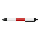 Wit-Russische vlag (rood en wit) Rode Inkt Pen (Bodem)