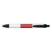 Wit-Russische vlag (rood en wit) Rode Inkt Pen (Achterkant)