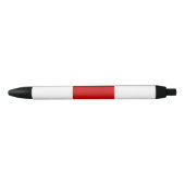 Wit-Russische vlag (rood en wit) Rode Inkt Pen (Voorkant)